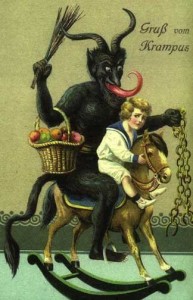 Malacopia_MeseTematico_Paura_Vecchia cartolina krampus